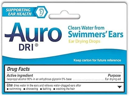 Auro-Dri - Ear Water Drying Aid, 1 Fl. Oz. (2 Pack Value Bundle)