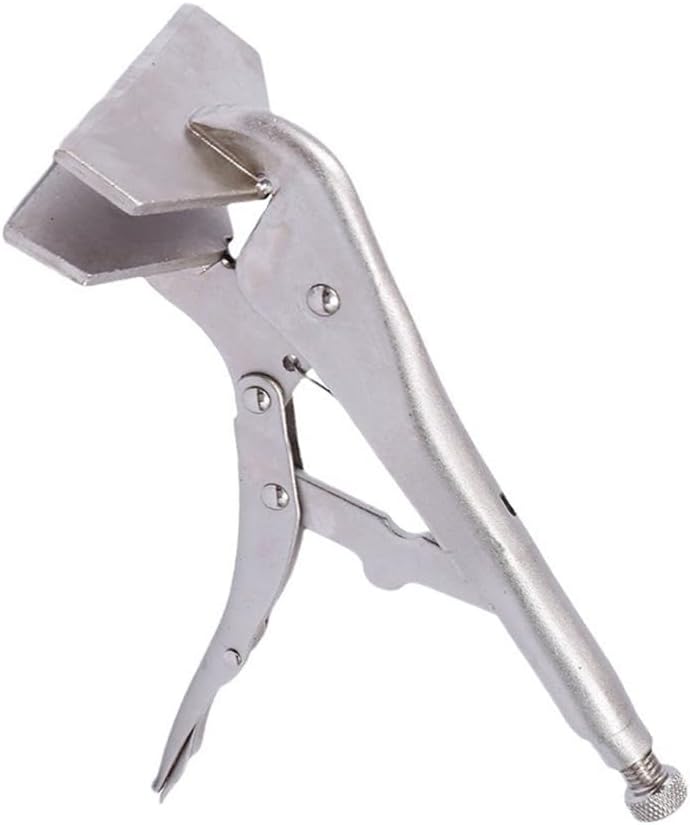 Locking Sheet Metal Clamp, Heavy Duty Sheet Metal Grip Tool, Flat Clamps Bending Pliers, for Bending, Forming and Crimping