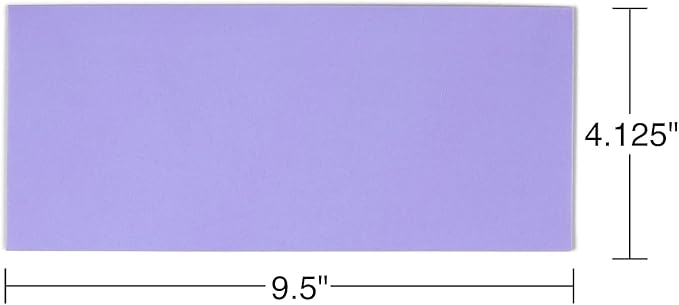 Staples 122725 Easyclose Neon Color Envelopes 10 Assorted 4 18-Inch H X 9 12-Inch W 50Pk