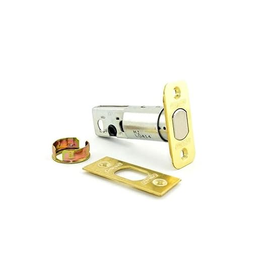 Schlage Commercial 12287605 B500 Series Triple Option Adjustable Deadbolt with 1" Face Bright Brass Finish