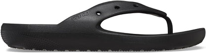 Black, Crocs Unisex Adult Classic V2 Flip Flops