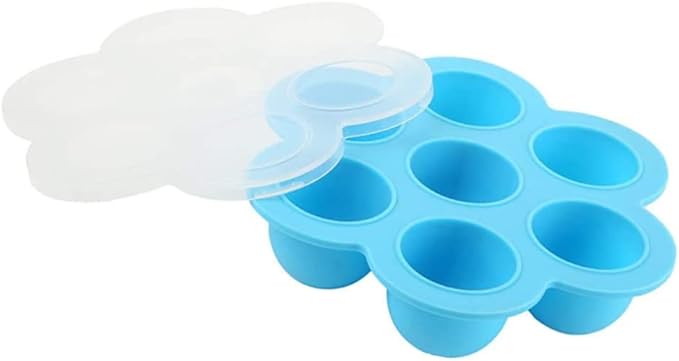 Silicone egg molds for instant pots, accessories for 5,6,8 quart pressure cooker, food storage containers, silicone egg steamer, lid