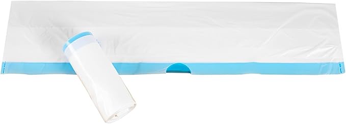 Drawstring Cat Litter Bags - Super Thick, Durable, Easy Clean Up, Jumbo Size Kitty Litter Box Liner Bag for Pet Cats (17.5" o 40.5" -7Pcs)