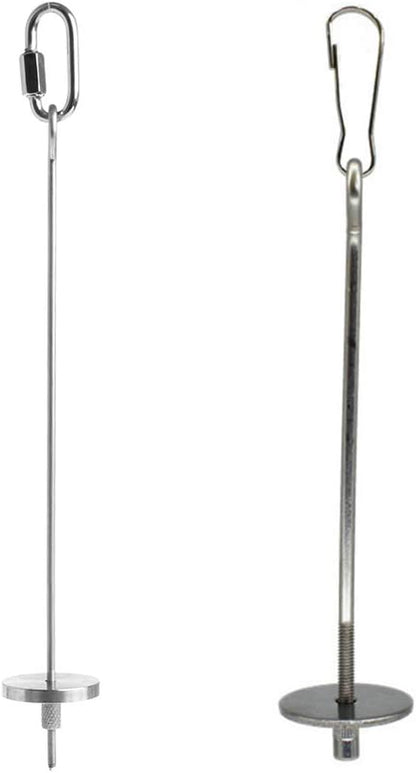 Bird Food Holder Stainless Steel Parrot Fruit Vegetable Stick Holder Foraging Toy Bird Treat Skewer Stick