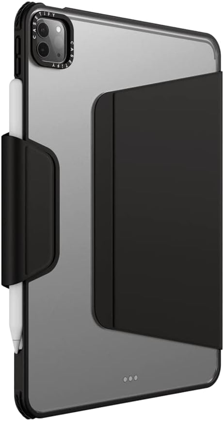 CASETiFY Impact Folio Case for iPad Pro 12.9" (3rd/4th/5th/6th Gen) - Calculating... by Catwheezie - Clear Black