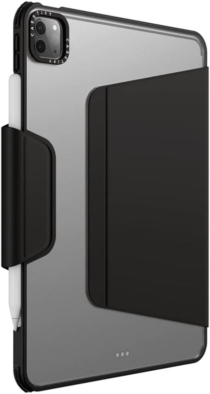 CASETiFY Impact Folio Case for iPad Pro 12.9" (3rd/4th/5th/6th Gen) - Calculating... by Catwheezie - Clear Black