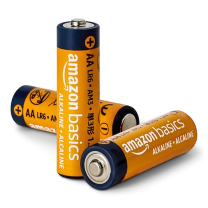 Basics 48-Pack AA Alkaline High-Performance Batteries, 1.5 Volt, 10-Year Shelf Life, Long-lasting, No Leakage