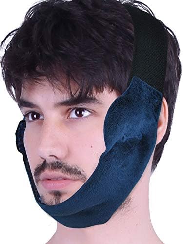 Dental Pain Relief Pack for Facial Pain and TMJ Relief  Includes 8 Inch Elastic Extender Strap for Extra Length Where Needed  Dual Use Ice Pack for Cold Therapy  Soft Plush Warm Compress for Heat