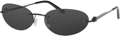 mosanana Y2K Oval Sunglasses for Women and Men Mod. Hacker