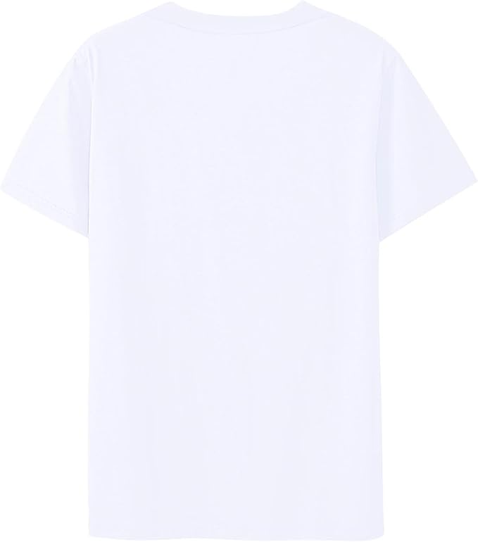 Women's Short Sleeve T-Shirts Loose Casual Printed Top Summer Basic Beach Vacation Tee Trendy Fashion Comfort Fit