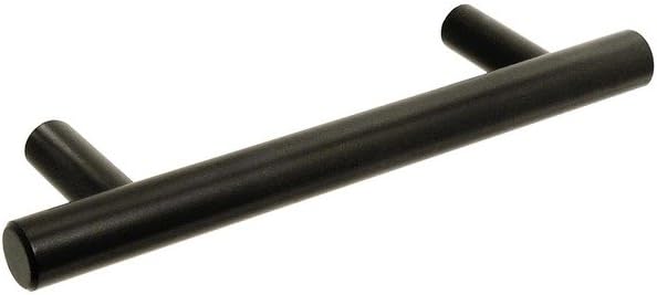 CKP Brand 3489-5 in. (128mm) Steel Bar Pull, Black Powder Coated