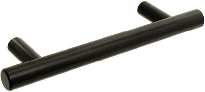CKP Brand 3489-5 in. (128mm) Steel Bar Pull, Black Powder Coated