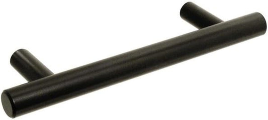 CKP Brand 3489-5 in. (128mm) Steel Bar Pull, Black Powder Coated