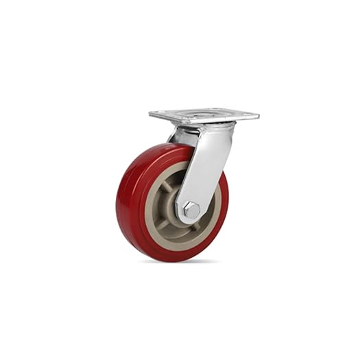 Hand Push Flatbed Wheels with Universal Wheels(Universal Wheel,6 inches)