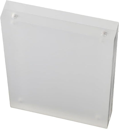 1pc Transparent Acrylic Picture Frame, Frameless Clear Frame Double Sided Magnetic Frame, Free Standing Desktop Display Stand Acrylic Frame (Thickness: 10+10mm)(10 x 15cm)