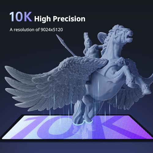 ANYCUBIC 10K Resin 3D Printer, Photon Mono 4 LCD 3D Printer with 7-inch Mono Screen, Upgraded LighTurbo Matrix and Printing Platform, Printing Size of 6.04''x3.42''x6.49''