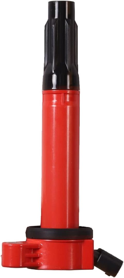 ENA Red Ignition Coil Pack Compatible with Lexus Toyota ES350 GS300 GS350 IS250 IS350 LS460 LX570 RC300 RC350 RX350 Highlander 4Runner Camry Sienna RAV4 Tundra Venza Avalon tC Replacement for UF487