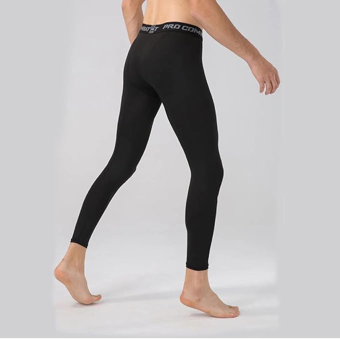 HYCOPROT Men's Compression Pants Athletic Tight,Leggings Base Layer Bottoms for Running Workout Sports Yoga Basketball