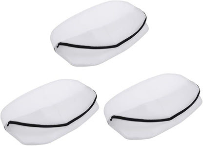 3 Pcs Mesh Wash Bag for Delicate Clothes Bra Wash Bag Socks Bag Zipper Laundry Bag Mesh Laundry Bag Set for Washing Machine Easy to Carry