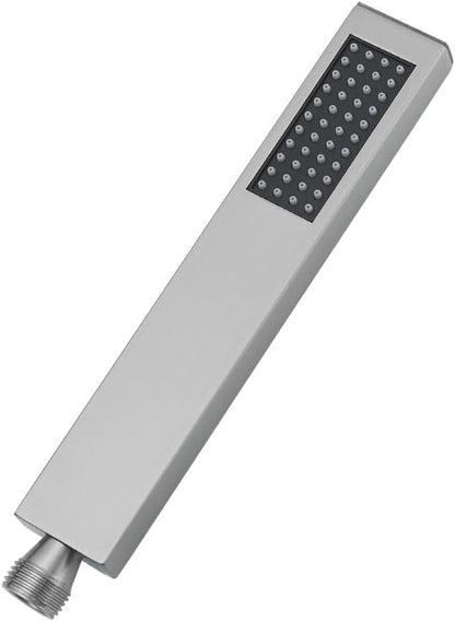 Hand Shower Wand Handheld Shower Spray High Pressure Single Function Luxury Hand Showerhead Brushed Nickel