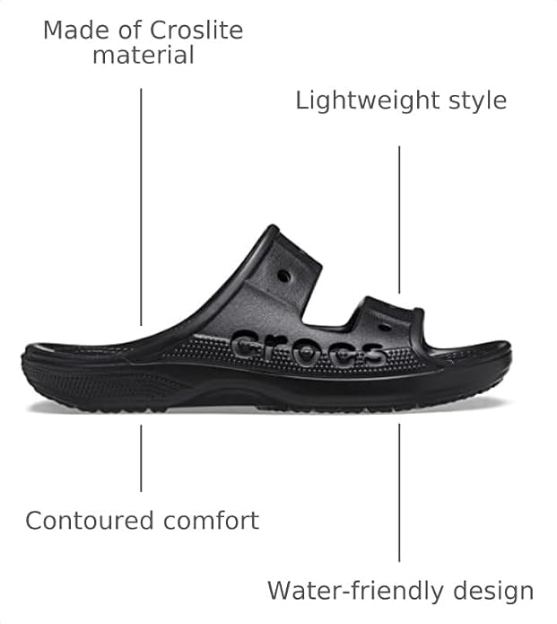 Crocs Unisex Adult Baya Slide Sandals