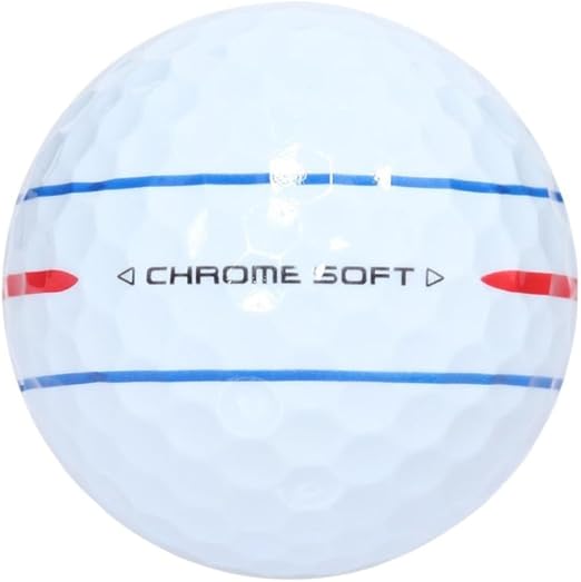 Callaway Chrome Soft Triple Track 360 Golf Balls (White, 3pk) 1 Sleeve 2024