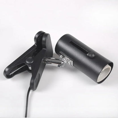 Nastyaer for Lamp Base Metal Heat UV UVB Lamp Light Holder Clamp Reptile Supplies Max 300W - (Color: Black)