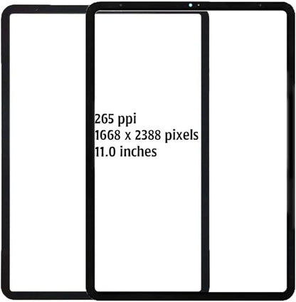 A-MIND Front Glass Outer Panel Lens for iPad Pro 11 1st Gen 20182nd Gen 2020 Screen Replacement (Not LCD and Touch Digitizer) Compatible with A2013 A1934 A1980 A1979 A2068 A2230 A2228 A2231