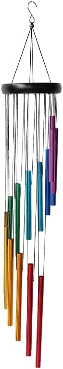 Wind Chimes Outdoor 14 Colorful Aluminum Alloy Tubes 28.3" Metal Wind Chimes Outdoor with Deep Tone Wind Chimes with Soothing Sound