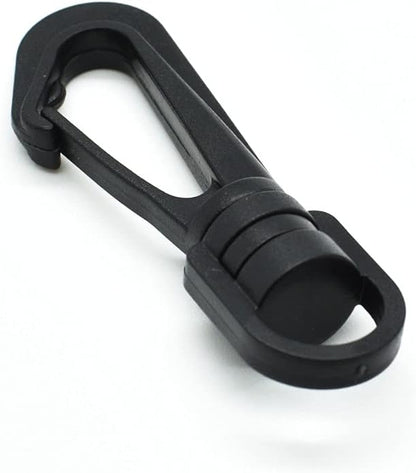 10pcs Plastic Swivel Snap Hooks Hardware Side Release Buckle Paracord Backpack Straps Bag Parts (3/8"(12mm))