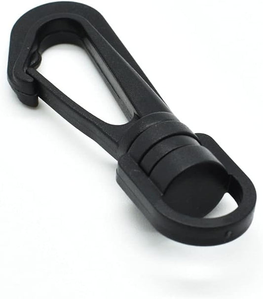 10pcs Plastic Swivel Snap Hooks Hardware Side Release Buckle Paracord Backpack Straps Bag Parts (3/8"(12mm))