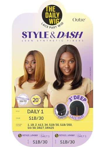 Outre The Daily Wig - Style & Dash - Daily 1 (JET BLACK 1)