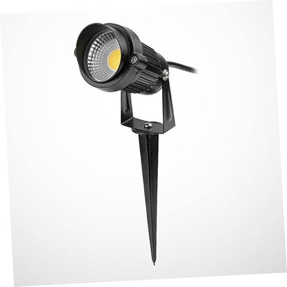Angoily Outdoor Led Landscape Spotlight Cob Stake Light for Garden Pathway Decor Heavy Duty Warm Light for All Weather Conditions