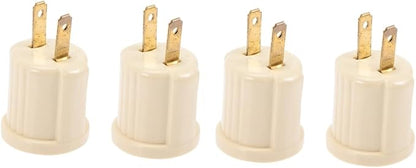 DOITOOL 2sets Indoor Use Light Socket Adapter Us to Bulb Socket Outlet Converter Easy Installation 2pcs2
