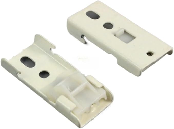 10 Pieces Curtain Track Bracket Curtain Track Brace 20x44mm