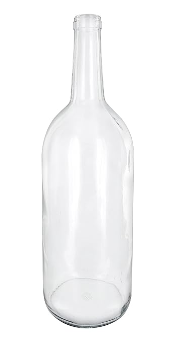 1.5 Liter Clear ClaretBordeaux Bottles, 6 per case