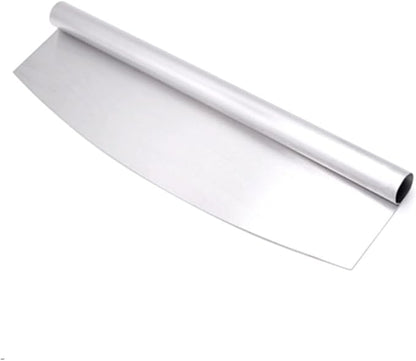 Pizza Cutter Rocker Style Slicer Food Grade Stainless Steel Easy to Clean Great for Kitchen Essentials and Baking Tools