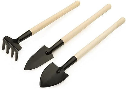 Hand Shovel for Gardening Trowel Garden Tool -3Pcs Planting Tools Garden Rake Ergonomic Hand Tools Set Shovel Indoor Plants Tools - Gardening Tools Heavy Duty Shovel Garden Tool Set (Small)
