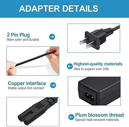 Replacement 45W HP Laptop Charger, 19.5V 2.31A Power Adapter for HP Pavilion 11 13 14 15 Notebook Power Supply with Cord