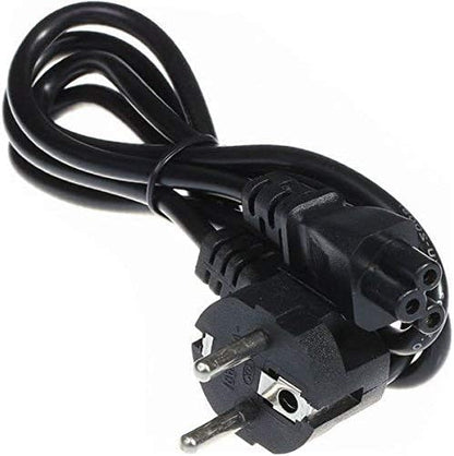 EU Europe French German Spain Italy Region C5 Cloverleaf Power Supply Adapter Cord Mains Cable Lead Plug for Laptop Acer Dell HP Compaq Sony Toshiba Vaio Delta etc 1.8M Long