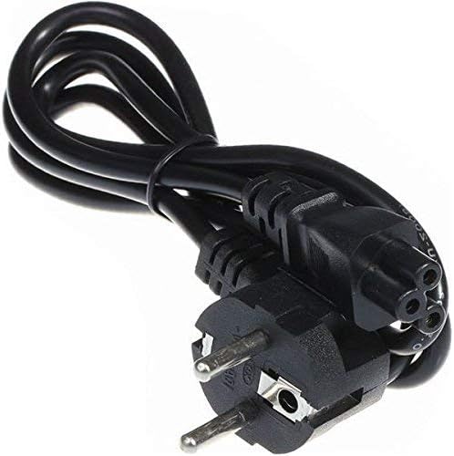 EU Europe French German Spain Italy Region C5 Cloverleaf Power Supply Adapter Cord Mains Cable Lead Plug for Laptop Acer Dell HP Compaq Sony Toshiba Vaio Delta etc 1.8M Long