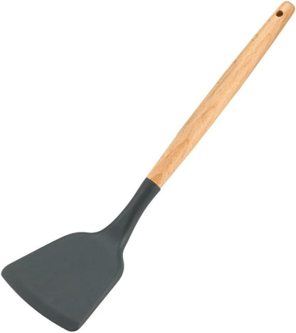Silicone Rubber Kitchen Cooking Spatula - Heat Resistant - Nonstick - Medium to Large Rubber Kitchen Spatula