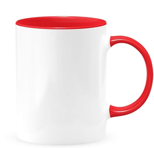 Mothers Day Wrap 012 Coffee Mug White with Colored Inside and Handle