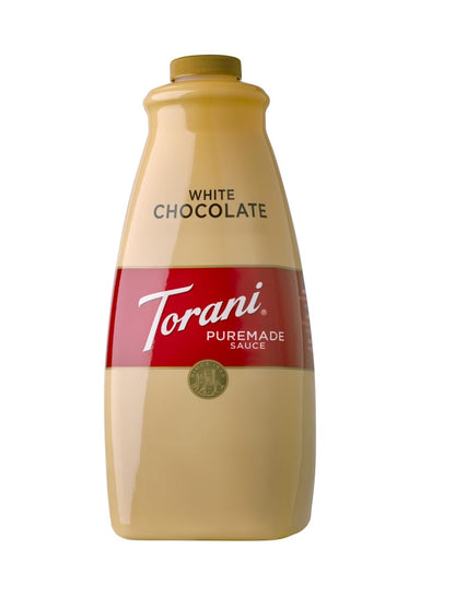 TORANI WHITE CHOCOLATE SAUCE 64 OZ.