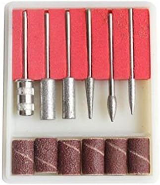 6pc Nail Drill Bits for Machine Replacement 332" Shank Size Acrylic Art