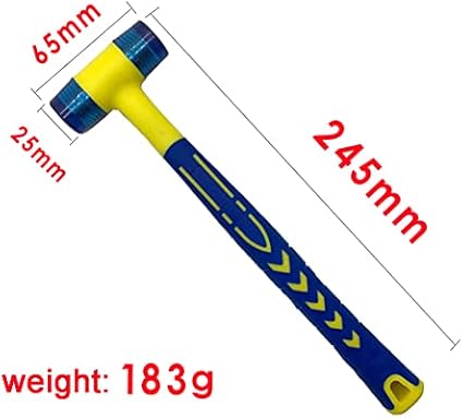 Auto Body Blending Dent Hammer Screw-On Tip 1pcs Head Dent Removal Tool Tap Down Tool Hand Mace Special Design for Repair and Dent Fix Power Tools (Blue Hammer)