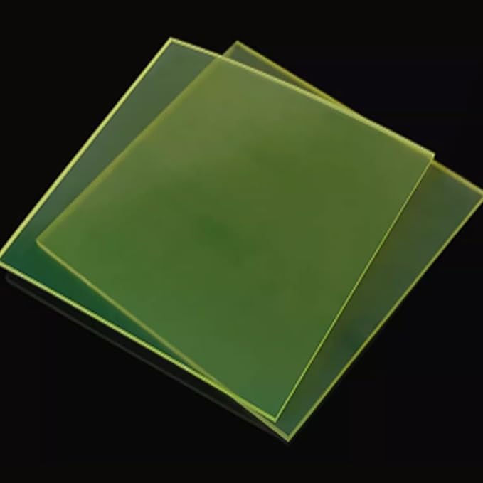 1 Pack 20"x20" Polyurethane Sheet, Thickness 1mm-30mm PU Plate Elastic Rubber Board Oil Wear Resistant Shock Absorbing Pad Damping Plate for Industry (Size : 500  500  2mm)