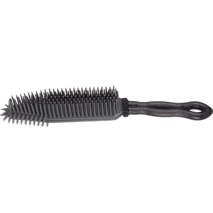 Silicone Pet Hair Remover Angled Brush Car Couch Clothes Furniture - Dog & Cat Fur Lint Removal Brush Soft Rubber Bristles
