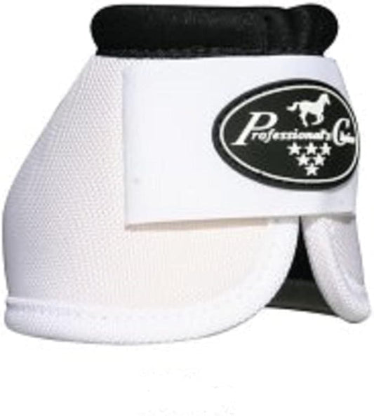 Professional's Choice Ballistic Overreach Bell Boots Durable Nylon Outer Cover Ultra Shock Lining Color Choice Black or White