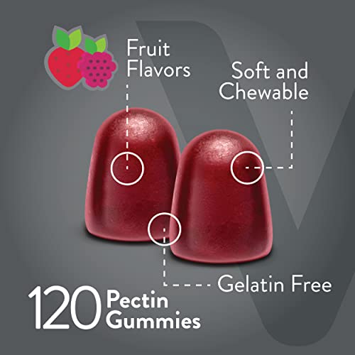 Viteey Prebiotic Fiber Gummies for Adults, 5g - Gut Health & Digestive Soluble Fiber Supplement Gummies - Zero Sugar Added, Vegan, Gluten-Free - 120 Count
